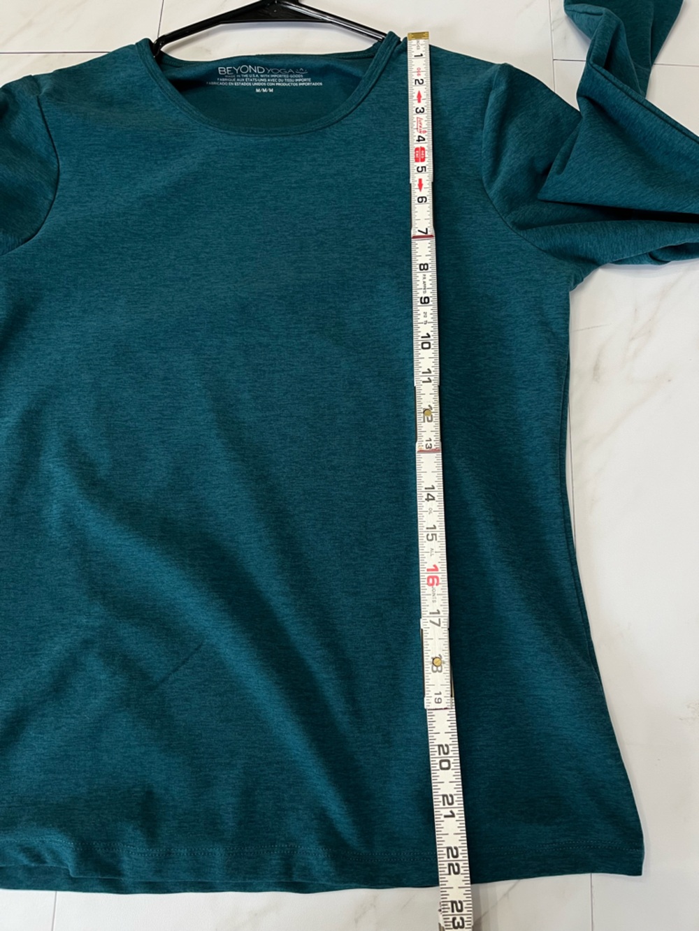 Beyond Yoga Spacedye Classic Crew Green long sleeve butter-soft  Pullover MED - Picture 6 of 6